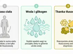 Masa ciała, woda i tkanka tłuszczowa. Zrozumienie tych elementów pomoże Ci ocenić, ile można schudnąć w 3 miesiące.
