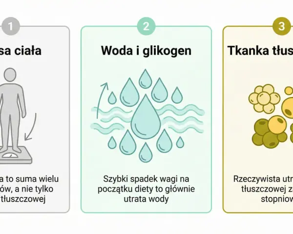 Masa ciała, woda i tkanka tłuszczowa. Zrozumienie tych elementów pomoże Ci ocenić, ile można schudnąć w 3 miesiące.