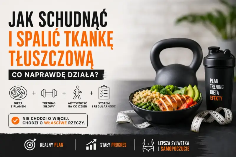 Jak spalić tkankę tłuszczową? Dieta, trening, aktywność i regularność to klucz do sukcesu. Zobacz, co naprawdę działa!